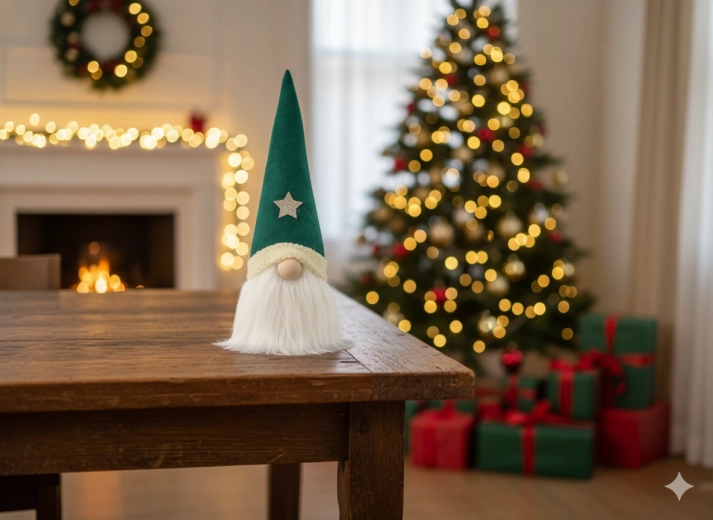 Stabiele decoratie voor tafel en plank