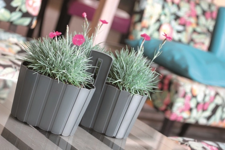 Design met effect van houten latten