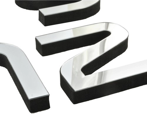 Elegante 3D-spiegelcijfers