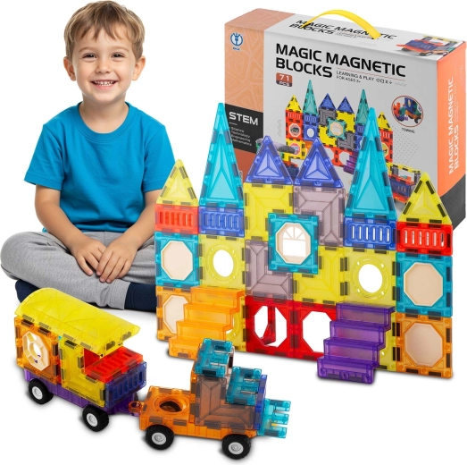 Magnetische bouwset Ricokids 71 onderdelen