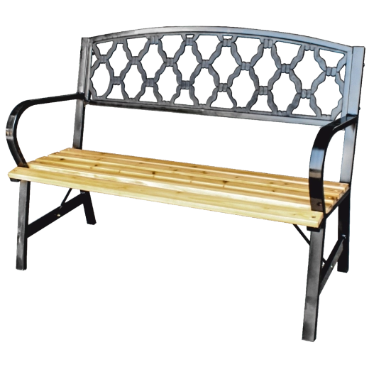 Tuinbank Garden Line 120 cm met decoratieve rugleuning