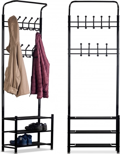 Kledingstandaard met plankjes ModernHome