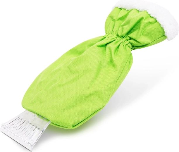 IJskrabber met waterdichte handschoen groen