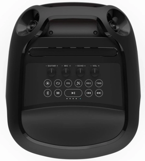 Krachtig 140 W-geluid en Indoor/Outdoor-modi