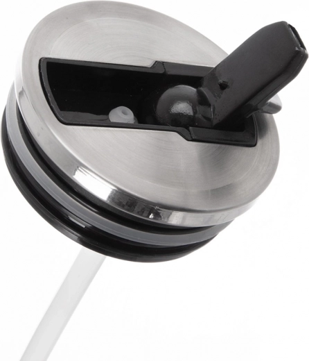 Dop met opklapbare tuit en rietje