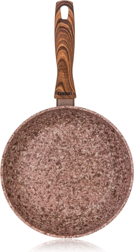 Tweedelige antiaanbak “stone”-coating