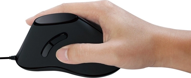 Verticale ergonomie voor een comfortabelere grip