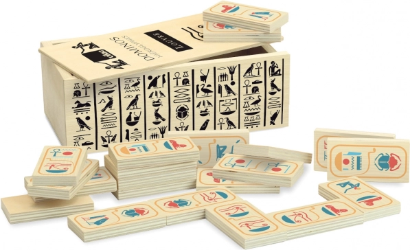 Vilac domino met hiërogliefen