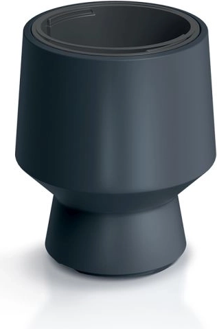 Plantenpot met inzet 34,3 cm – antraciet, geschikt voor binnen en buiten