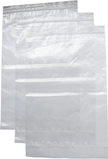 Hersluitbaar LDPE zakje 20 × 30 cm transparant (100 stuks)