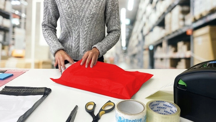 Praktische verpakking voor verzending