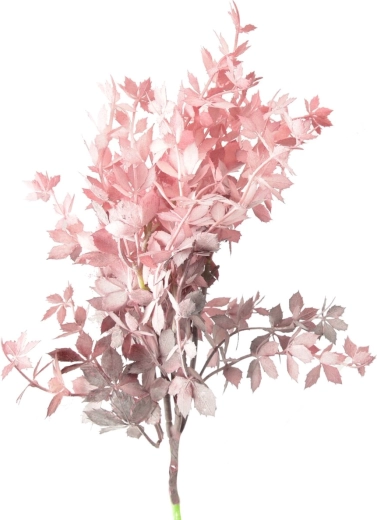 Decoratief kunststof takje bordeaux 63 cm