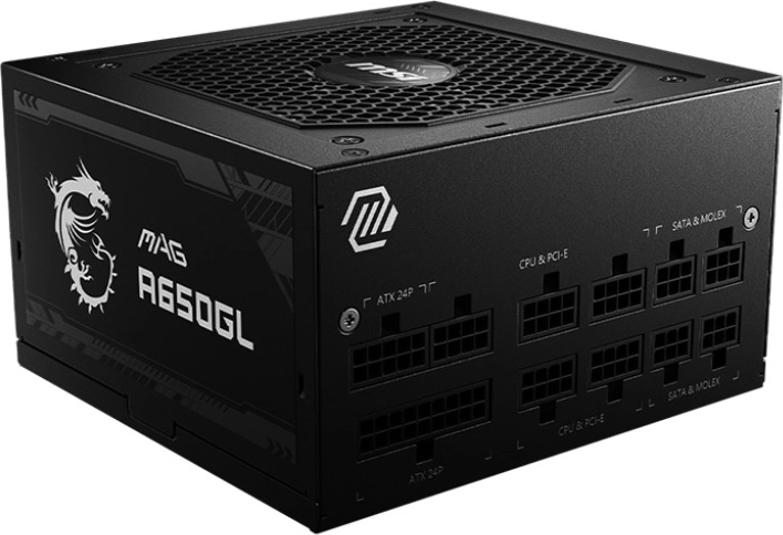 MSI MAG A650GL 650W – volledig modulaire voeding met 80 PLUS Gold-certificering