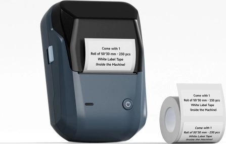 Mobiele thermische labelprinter Niimbot B1 – Lakeblauw