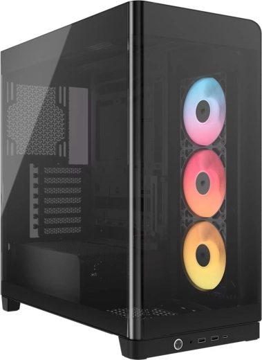 Mid-tower pc-behuizing met panoramisch glas 4500X RS‑R ARGB, zwart
