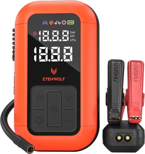 Autocompressor ETENWOLF X6 Pro Max met 12.000 mAh-batterij