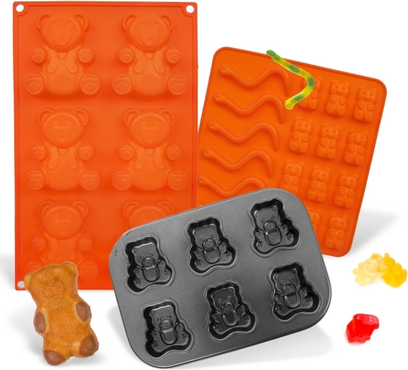 Geschikt voor gummies en andere massa’s volgens recept