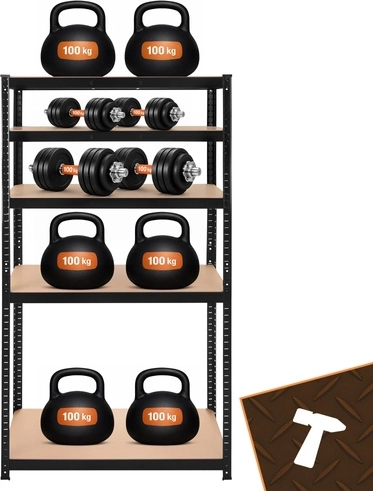 Draagvermogen 200 kg per plank en versterkte dragers