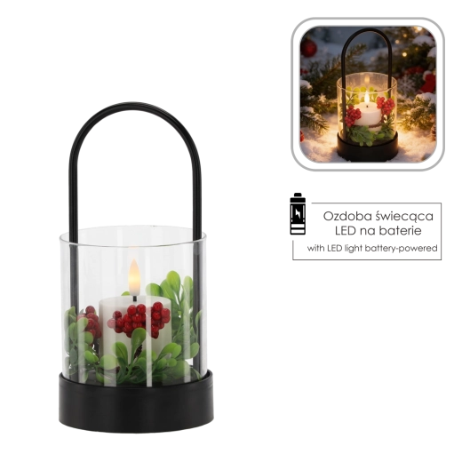 Warmwit LED-licht met 3D-vlam