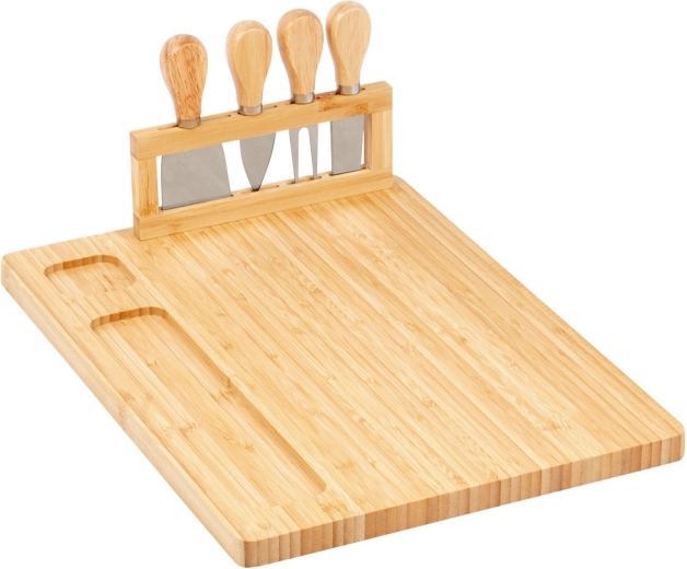 Natuurlijk bamboe en roestvrij staal