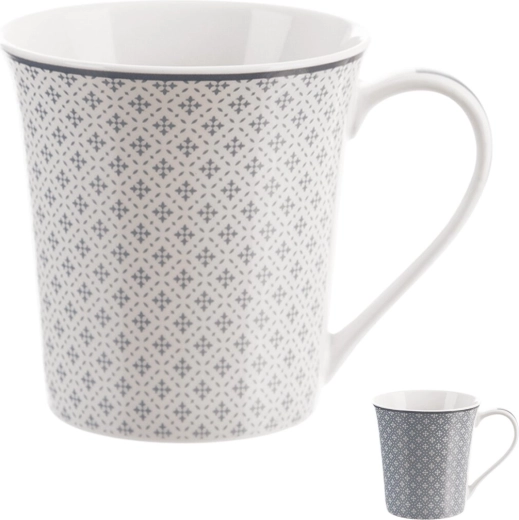 Porseleinen mok met decor 0,4 l (mix)