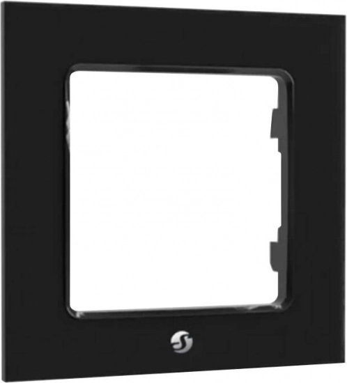 Frame voor Shelly-schakelaars enkel zwart