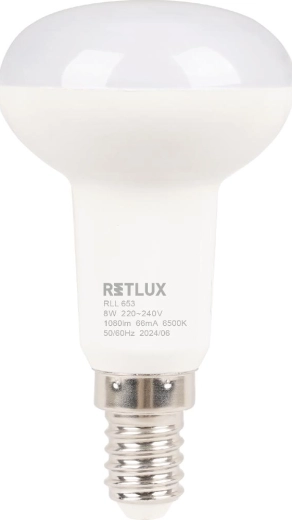 Retlux LED-reflectorlamp R50 E14 8 W 6500 K