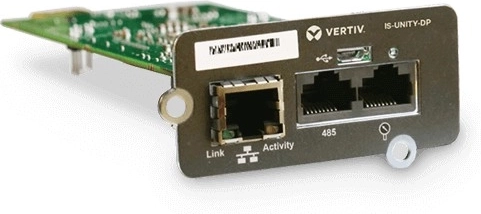 Webkaart Liebert IntelliSlot SNMP