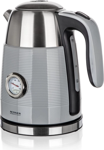 Waterkoker Jumper 1,7 l roestvrij staal met schaalthermometer
