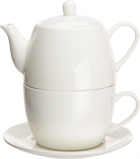 Porseleinen set Tea for One Regular crème