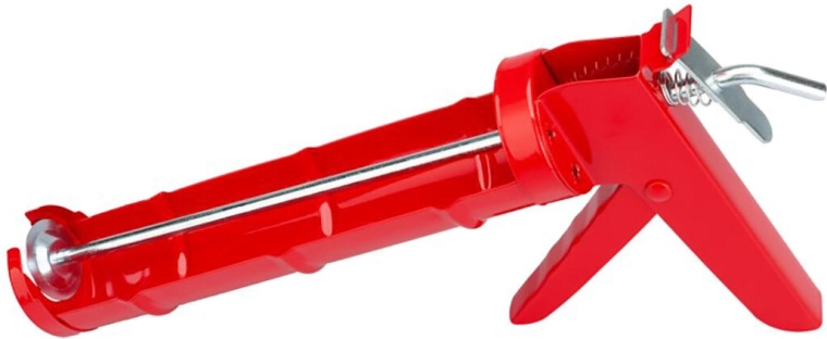 Halfopen metalen kitpistool voor kokers van 310 ml