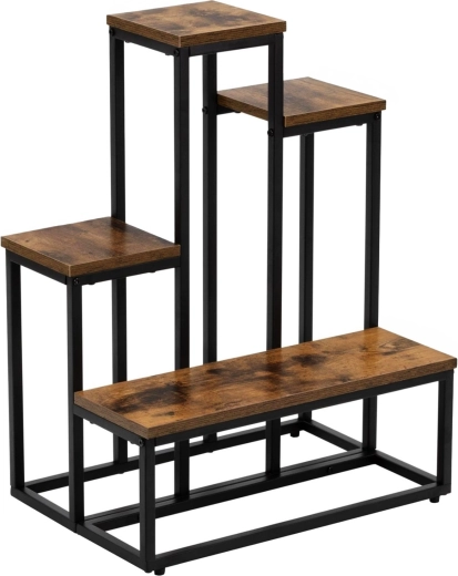 4 niveaus voor planten en decoraties
