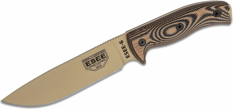ESEE model 6 overlevingsmes desert tan