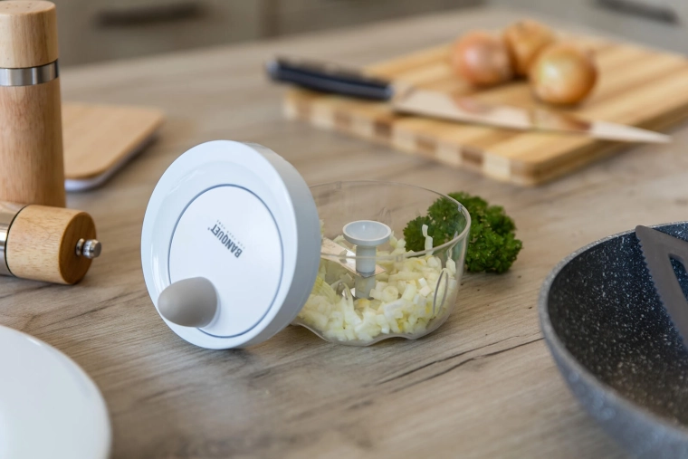 Transparante kom voor controle