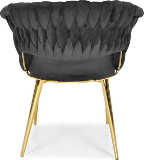 Gouden metalen poten en stabiele constructie