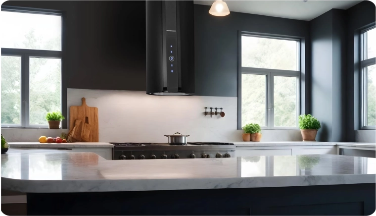 Energiezuinige LED-verlichting van het kookvlak