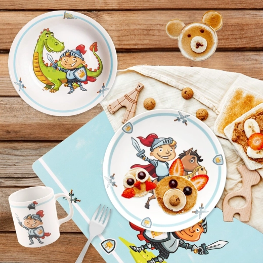 Praktische diameter van 21 cm voor kinderporties
