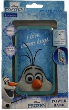 Powerbank met zuignappen Frozen 4.000 mAh