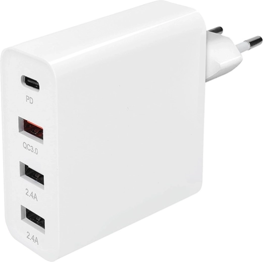 Solight-oplaadadapter 48 W (3× USB-A + 1× USB-C) met QC 3.0 en Power Delivery