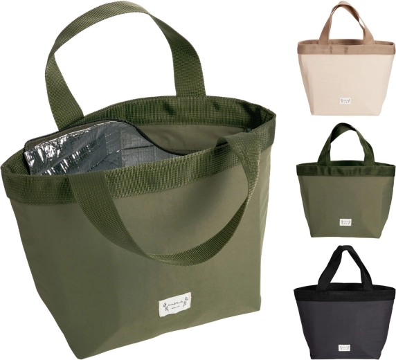 Koeltas 10 l met ritssluiting van nylon, mix van kleuren
