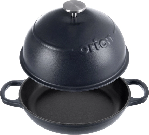 Massief gietijzer met emaille voor gelijkmatige warmte