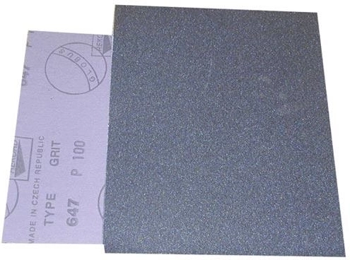 Schuurdoek voor metaal en hout, korrel 100, 230 × 280 mm