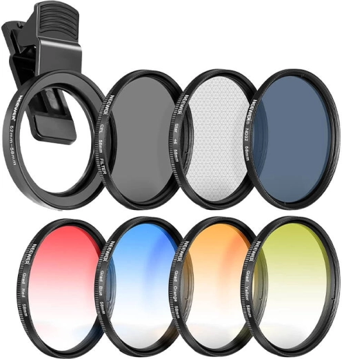 Set fotografische filters Neewer voor smartphones