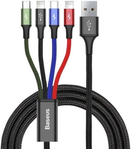 Baseus snellaad USB-kabel 4-in-1