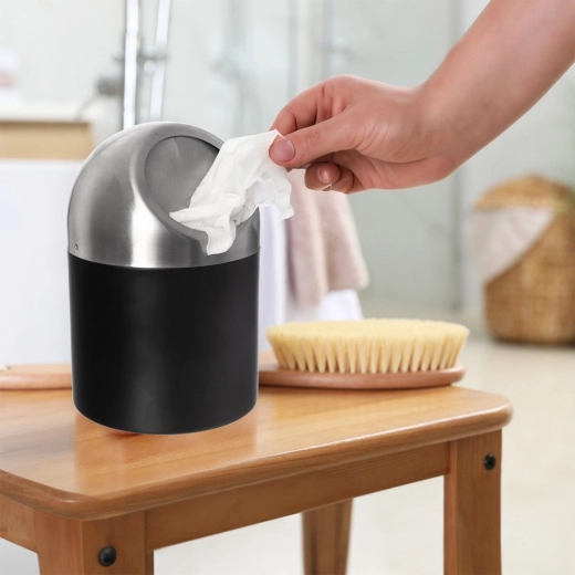 Weggooien met één hand via kantelklep