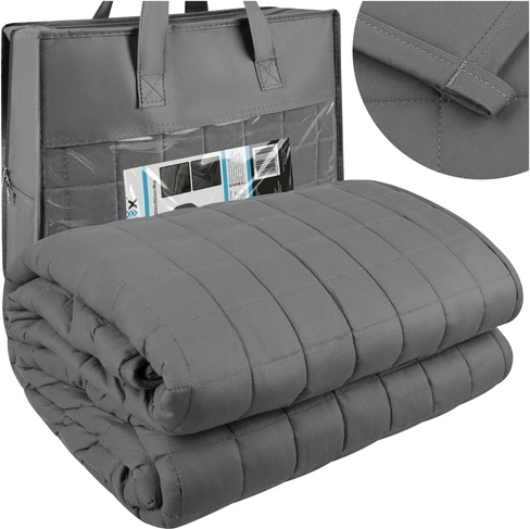 Verzwaringsdeken Isomedix 200 × 150 cm, 8 kg (grijs)
