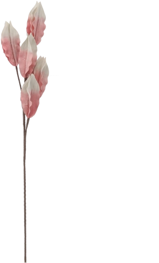 Decoratieve kunstbloem 105 cm roze