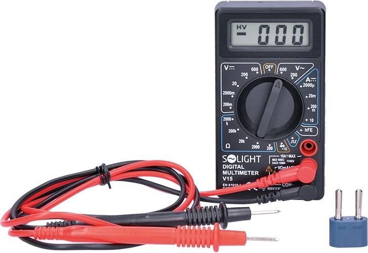 Test van doorgang, diodes en polariteit