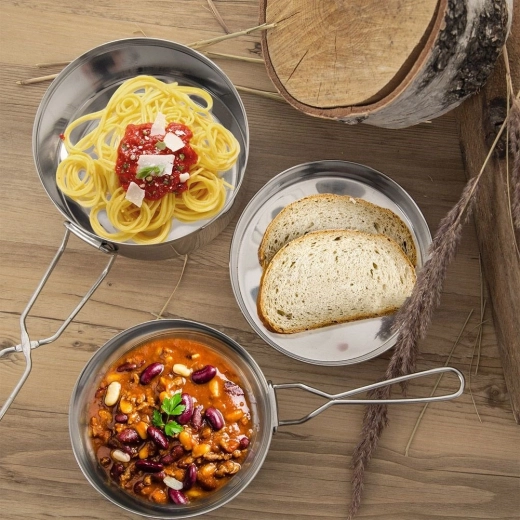 Praktisch serveren in het veld