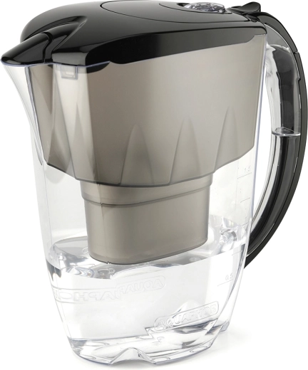 Maxfor Jasper waterfilterkan 2,8 l zwart met B100-25 filterpatroon